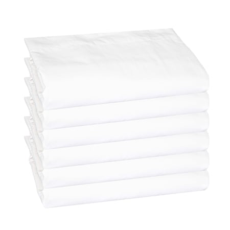 Monarch Brands Lulworth T200 Flat Bed Sheets, Full, 24PK T200-81115-CS